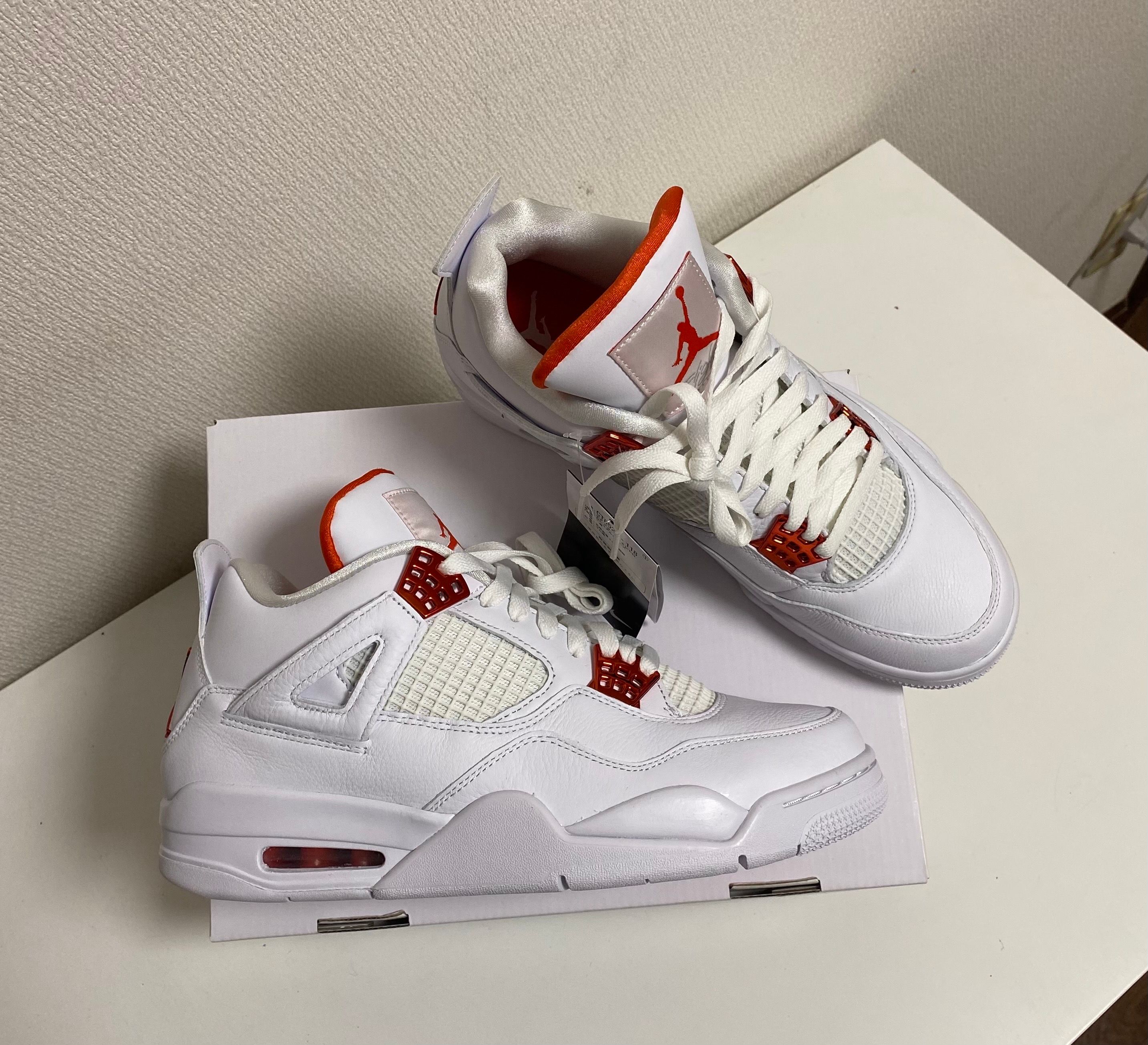 Nike Air Jordan 4 Retro "White/Team Orange"
