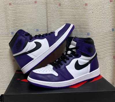 Nike Air Jordan 1 Retro High OG "Court Purple White/Black" (2020)