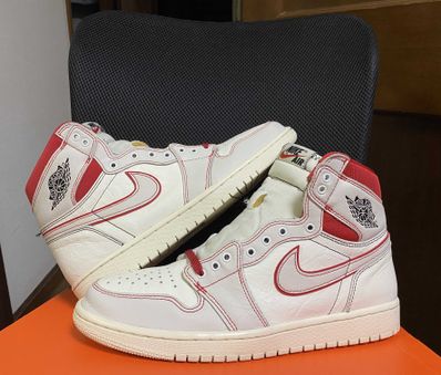 Nike Air Jordan 1 Retro High OG "Sail/University Red"
