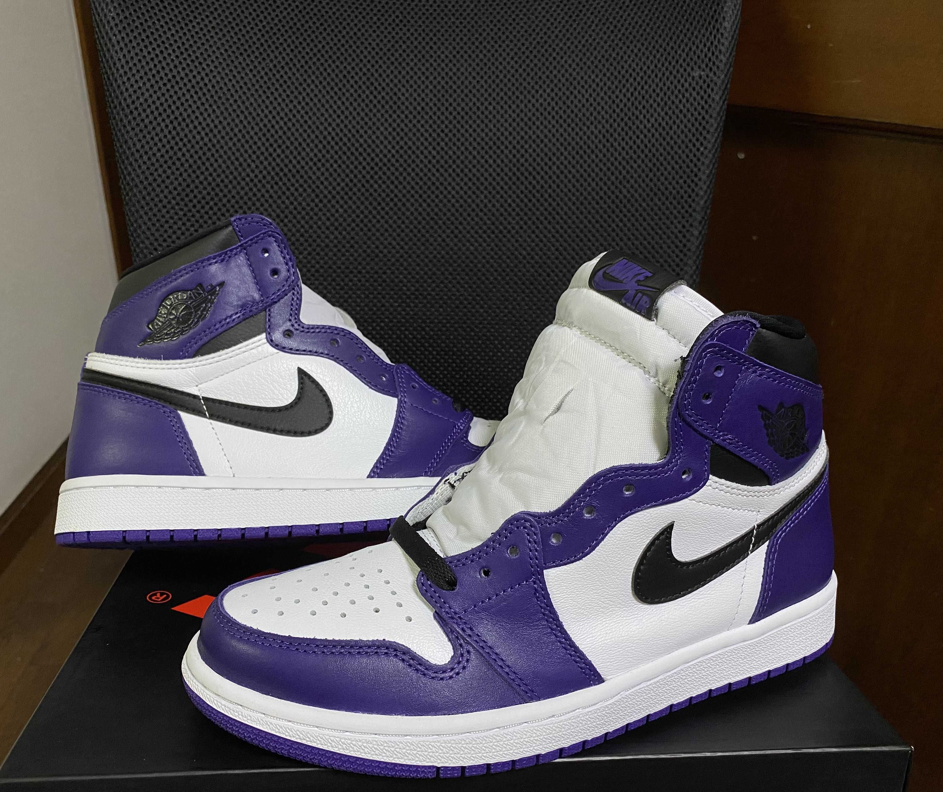 Nike Air Jordan 1 Retro High OG "Court Purple White/Black" (2020)