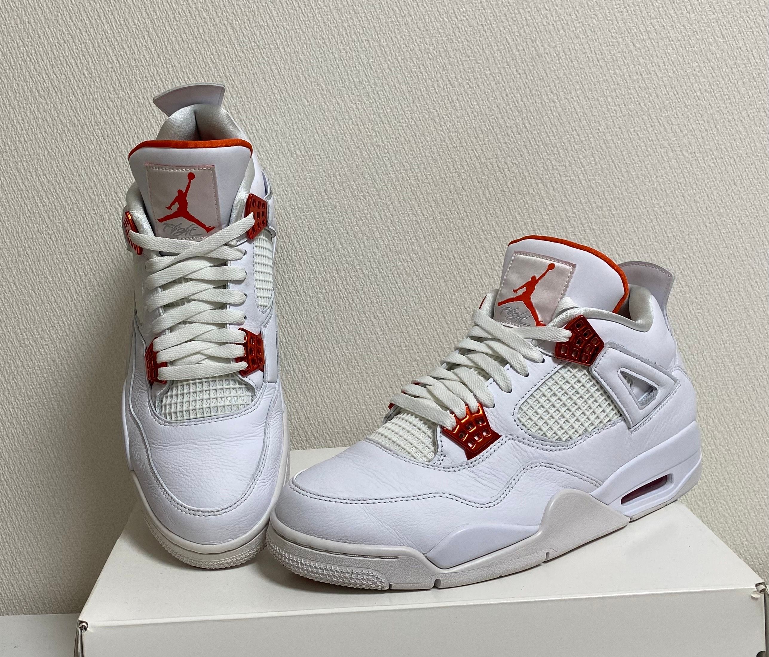 Nike Air Jordan 4 Retro "White/Team Orange"