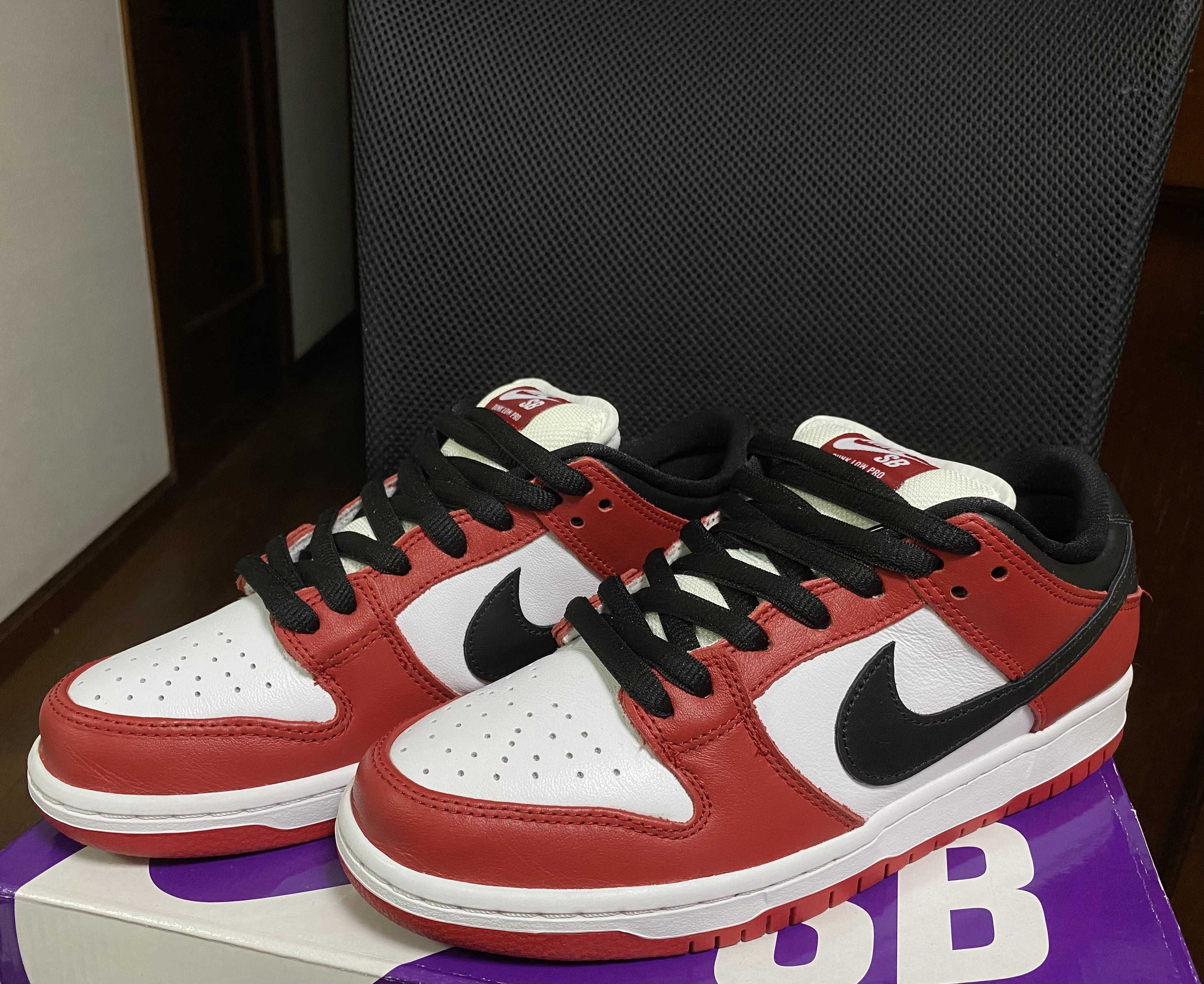 Nike SB Dunk Low Pro "J-Pack Chicago/Varsity Red and White"