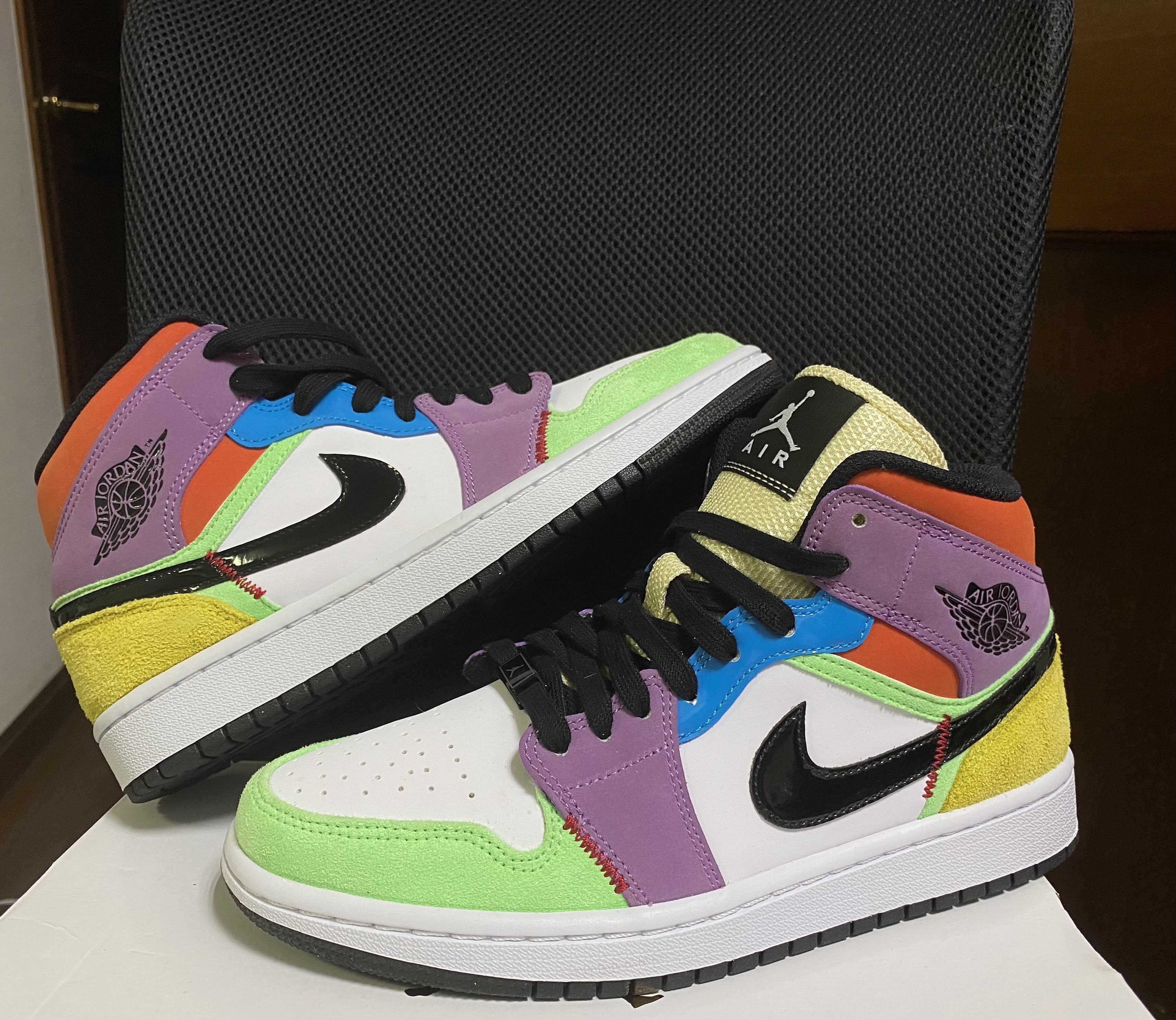 Nike Women's Air Jordan 1 Mid "Multi Color"