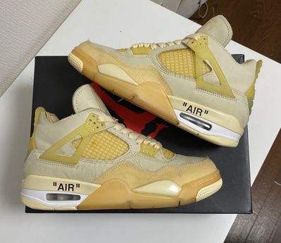 Off-White × Nike Women's Air Jordan 4 SP "Sail"