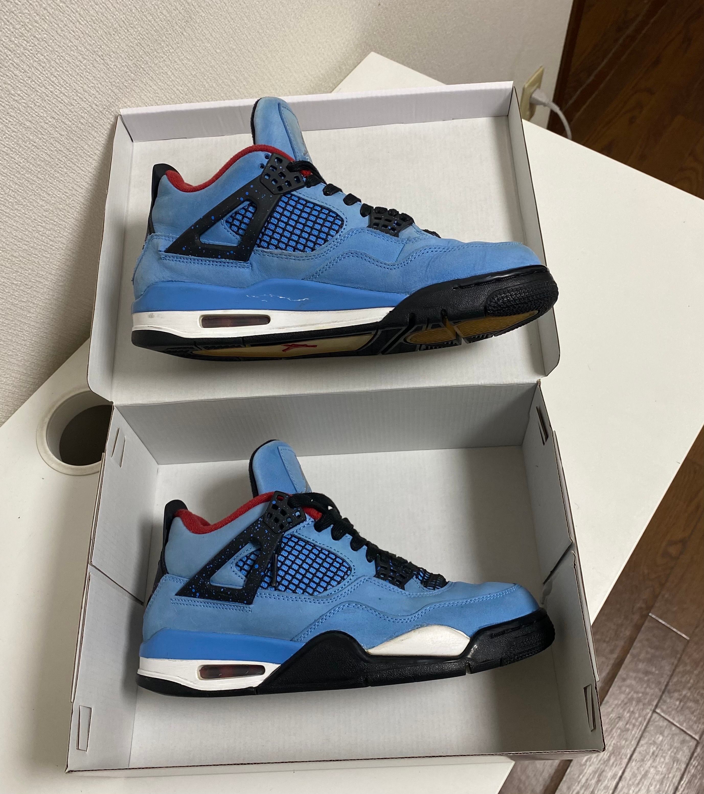 Travis Scott × Nike Air Jordan 4 Retro Cactus Jack "University Blue"