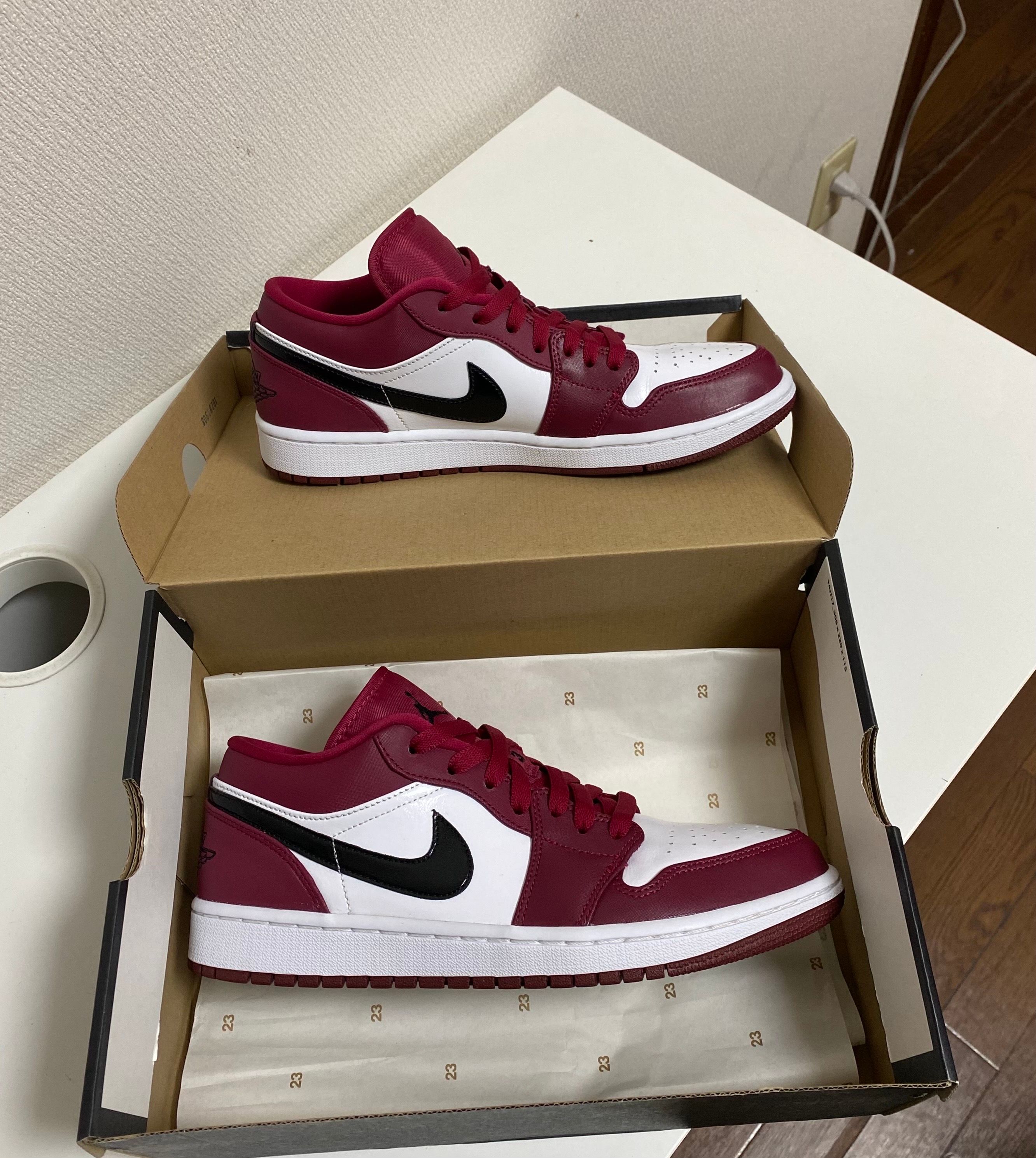 NIKE AIR JORDAN 1 LOW "NOBLE RED"