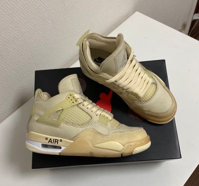 Off-White × Nike Women's Air Jordan 4 SP "Sail"