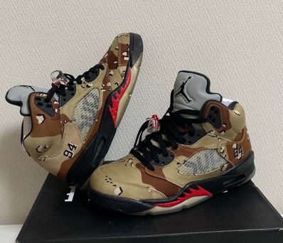 Supreme × Nike Air Jordan 5 Retro "Desert Camo"