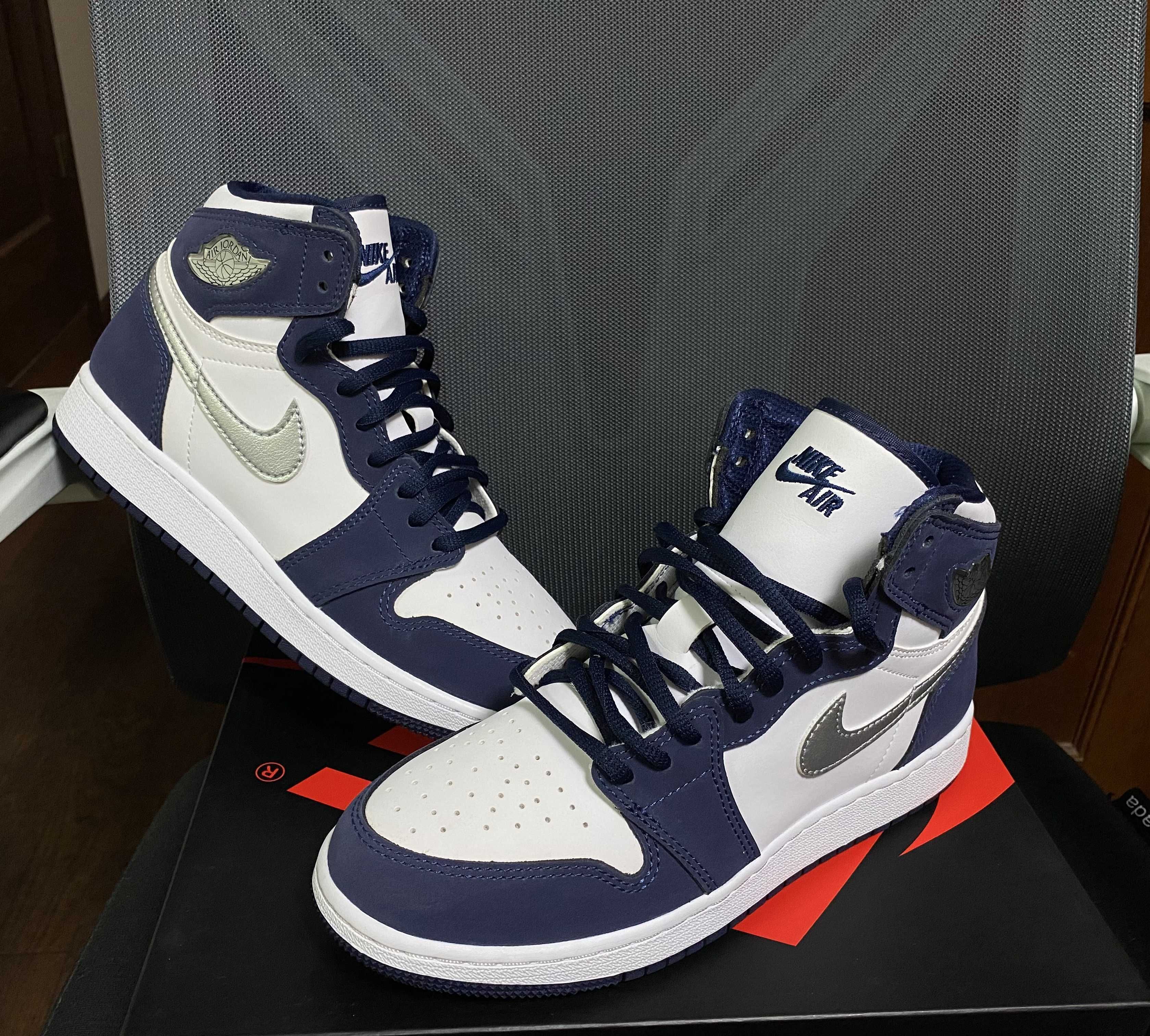 Nike GS Air Jordan 1 High OG CO.JP "Midnight Navy" (2020)(ブリーフケースなし)