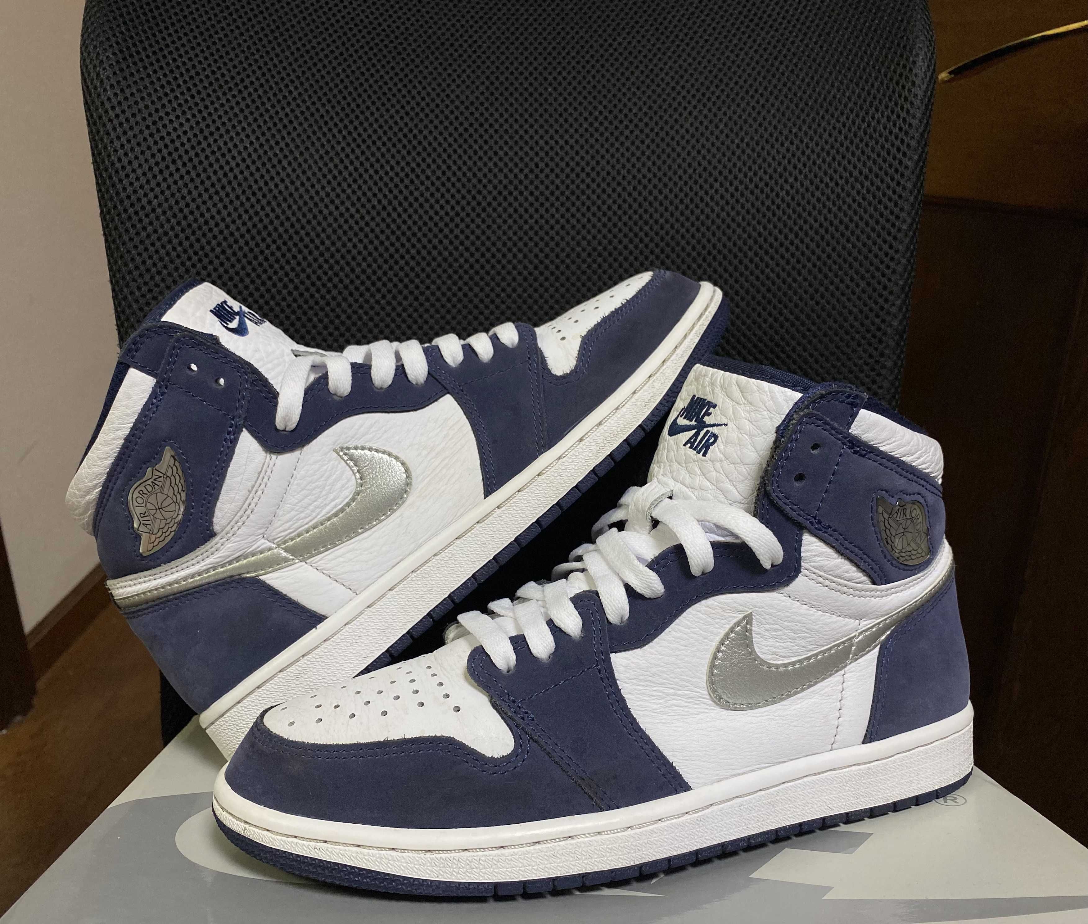 Nike Air Jordan 1 High OG CO.JP "White/Midnight Navy" (2020)(ブリーフケースなし)