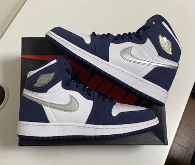 Nike GS Air Jordan 1 High OG CO.JP "Midnight Navy" (2020)(ブリーフケースなし)