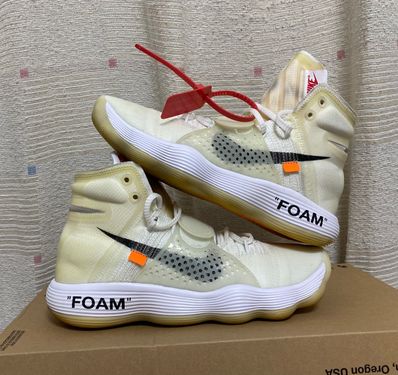 Off-White × Nike React Hyperdunk 2017 Flyknit "The 10/White"