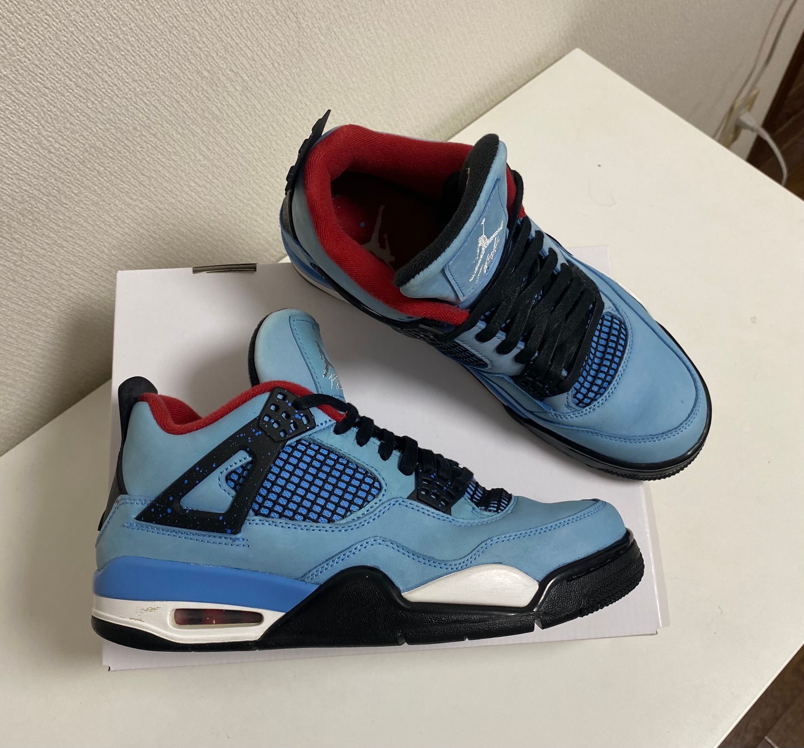 Travis Scott × Nike Air Jordan 4 Retro Cactus Jack "University Blue"
