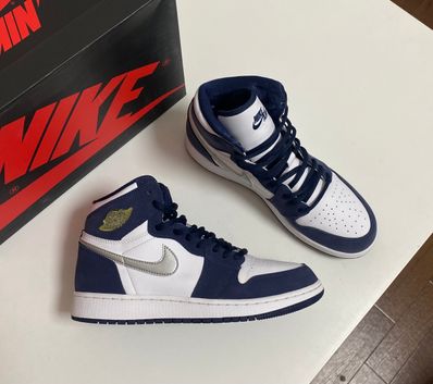 Nike GS Air Jordan 1 High OG CO.JP "Midnight Navy" (2020)(ブリーフケースなし)