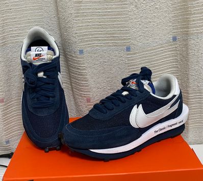 Fragment × sacai × Nike LD Waffle "Blackended Blue"