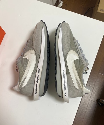 fragment design × sacai × Nike LD Waffle "Light Smoke Grey"