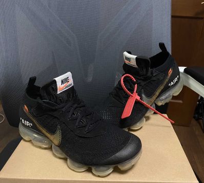 Off-White × Nike Air Vapormax "Black/Total Orange/Clear"