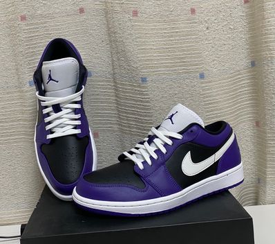 Nike Air Jordan 1 Low "Court Purple/White/Black"