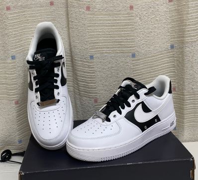 Nike Air Force 1 Low Silver Snap Buttons "White"