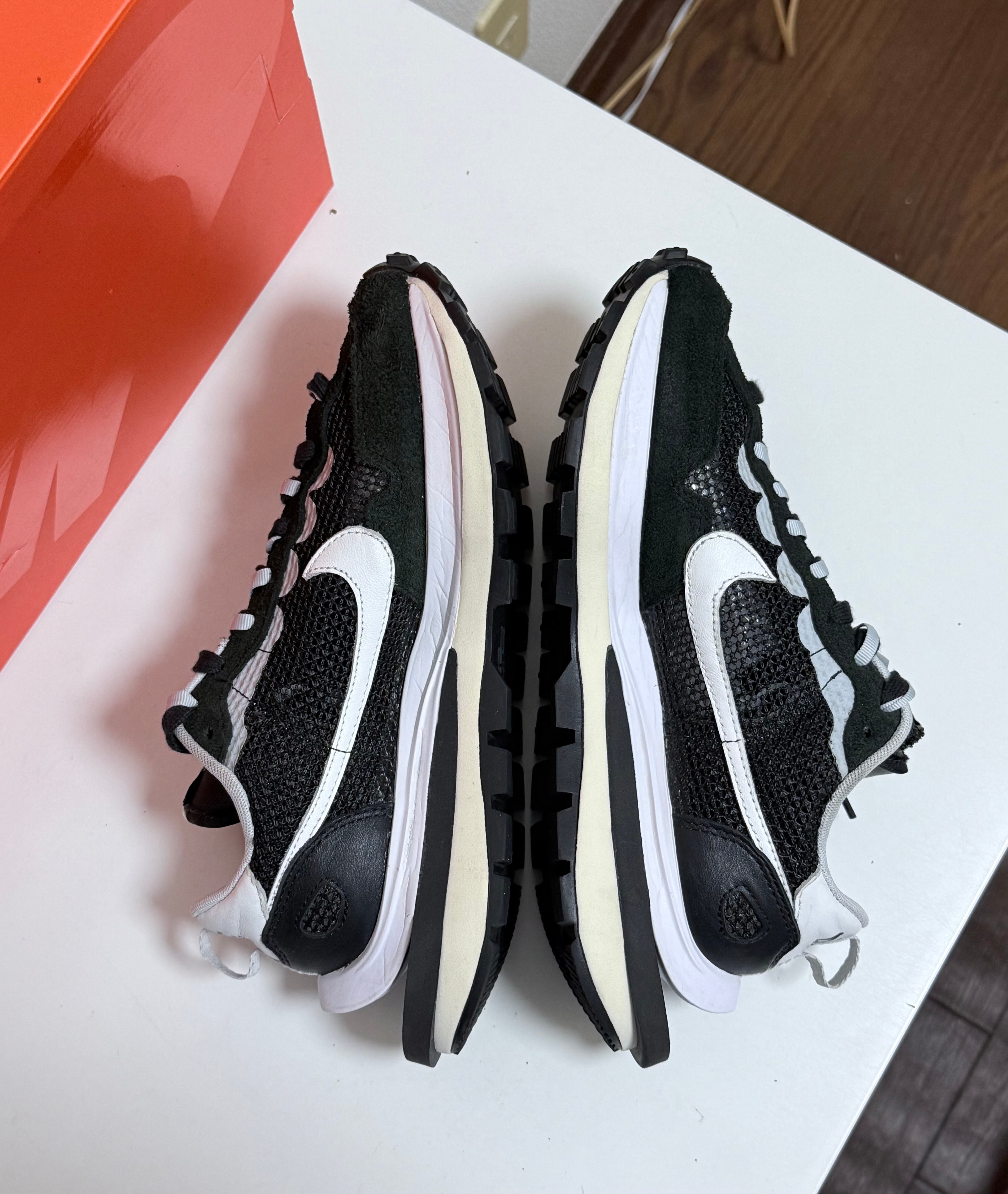 sacai × Nike Vapor Waffle "Black and White"