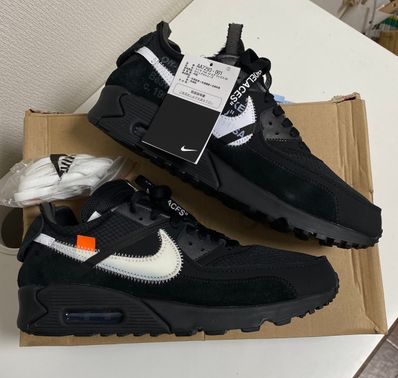 OFF WHITE NIKE AIR MAX 90 BLACK CORN