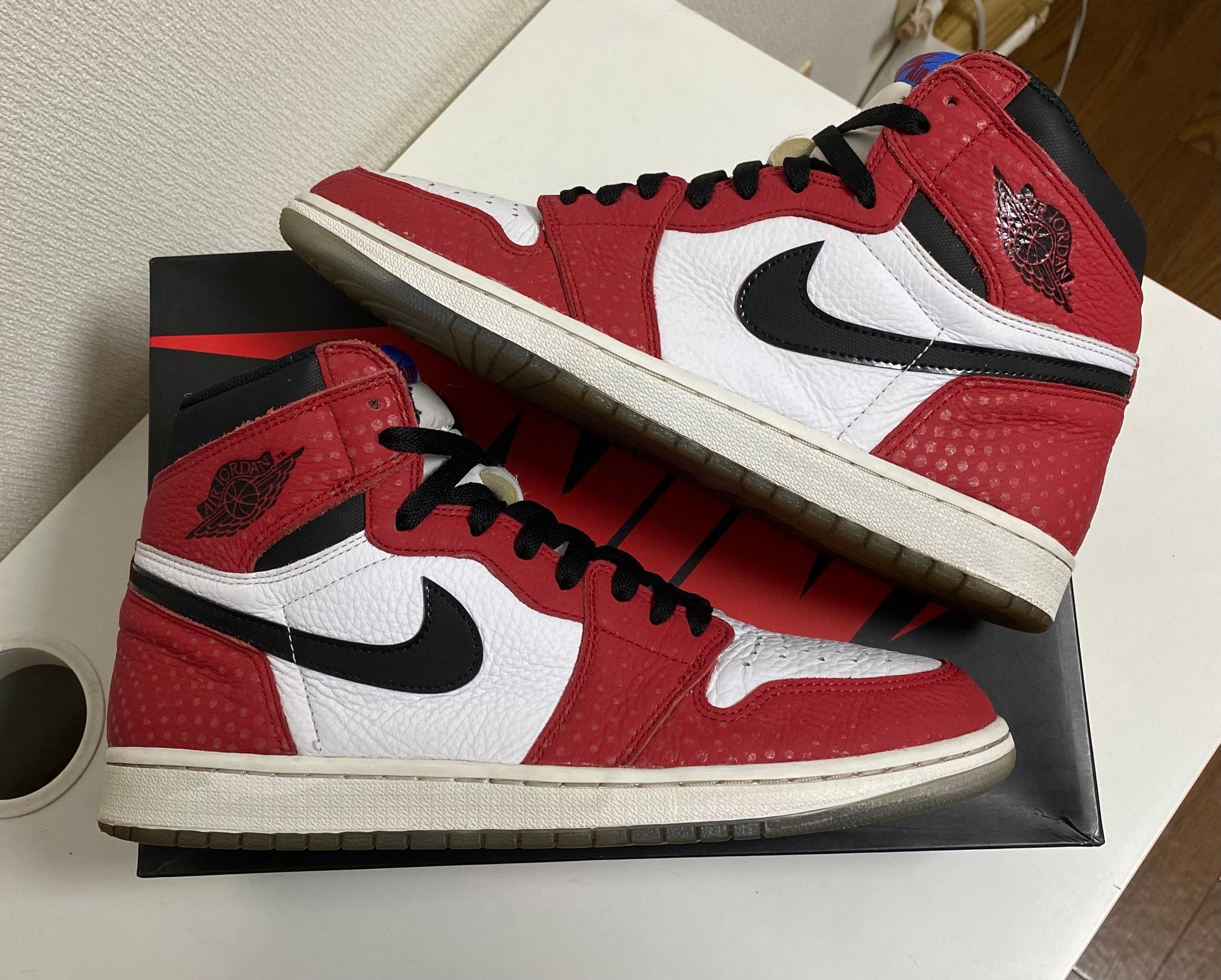 Spiderman × Nike Air Jordan 1 Origin Story "Gym Red/White/Photo Blue/Black"