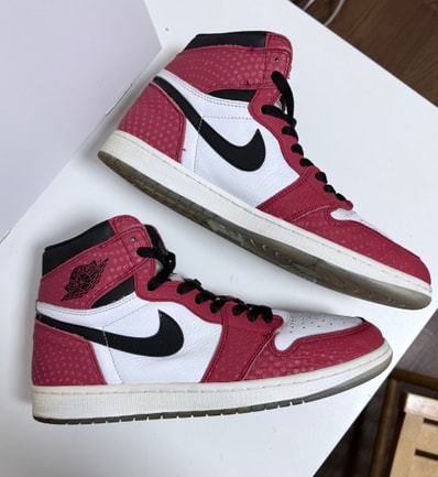 Spiderman × Nike Air Jordan 1 Origin Story "Gym Red/White/Photo Blue/Black"