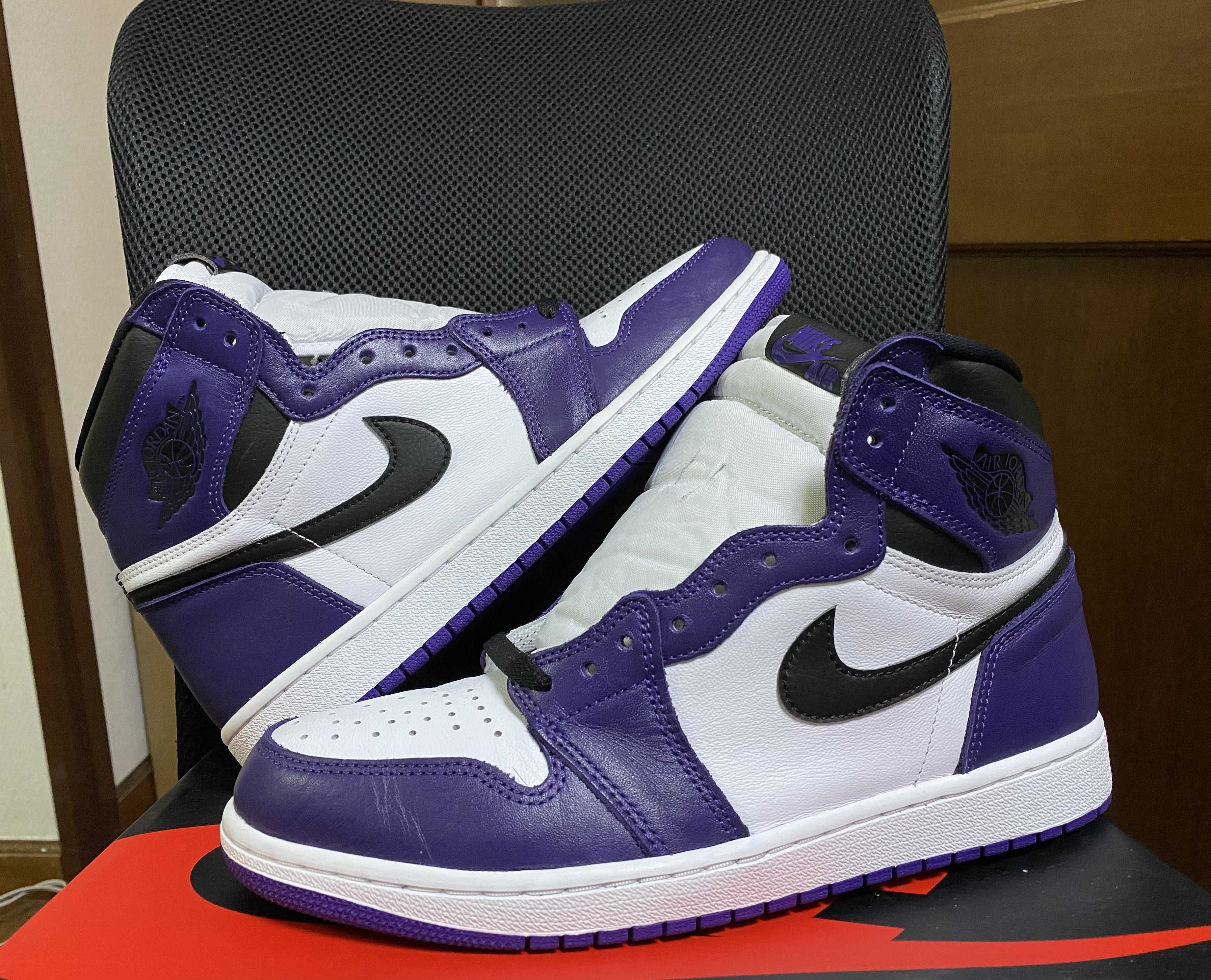 Nike Air Jordan 1 Retro High OG "Court Purple White/Black" (2020)   