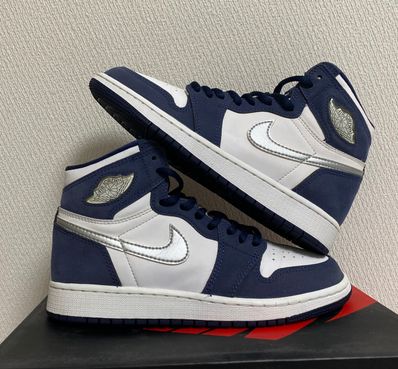 Nike GS Air Jordan 1 High OG CO.JP "Midnight Navy" (2020)(ブリーフケースなし)