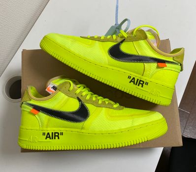 Off-White × Nike Air Force 1 Low "Volt"