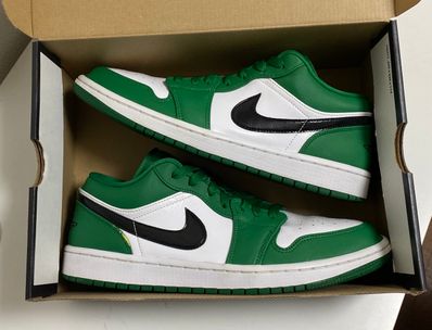 NIKE AIR JORDAN 1 LOW "PINE GREEN/WHITE"