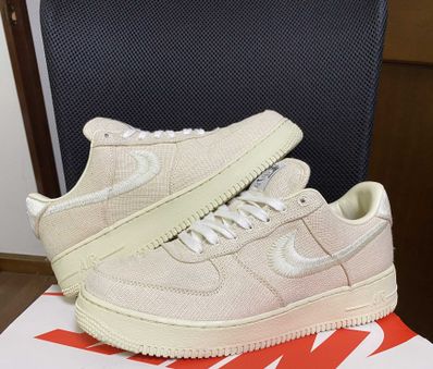 Stussy × Nike Air Force 1 Low "Fossil Stone"