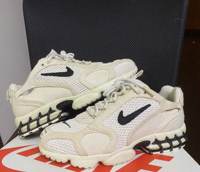 Stussy × Nike Air Zoom Spiridon CG 2 "Fossil/Black"