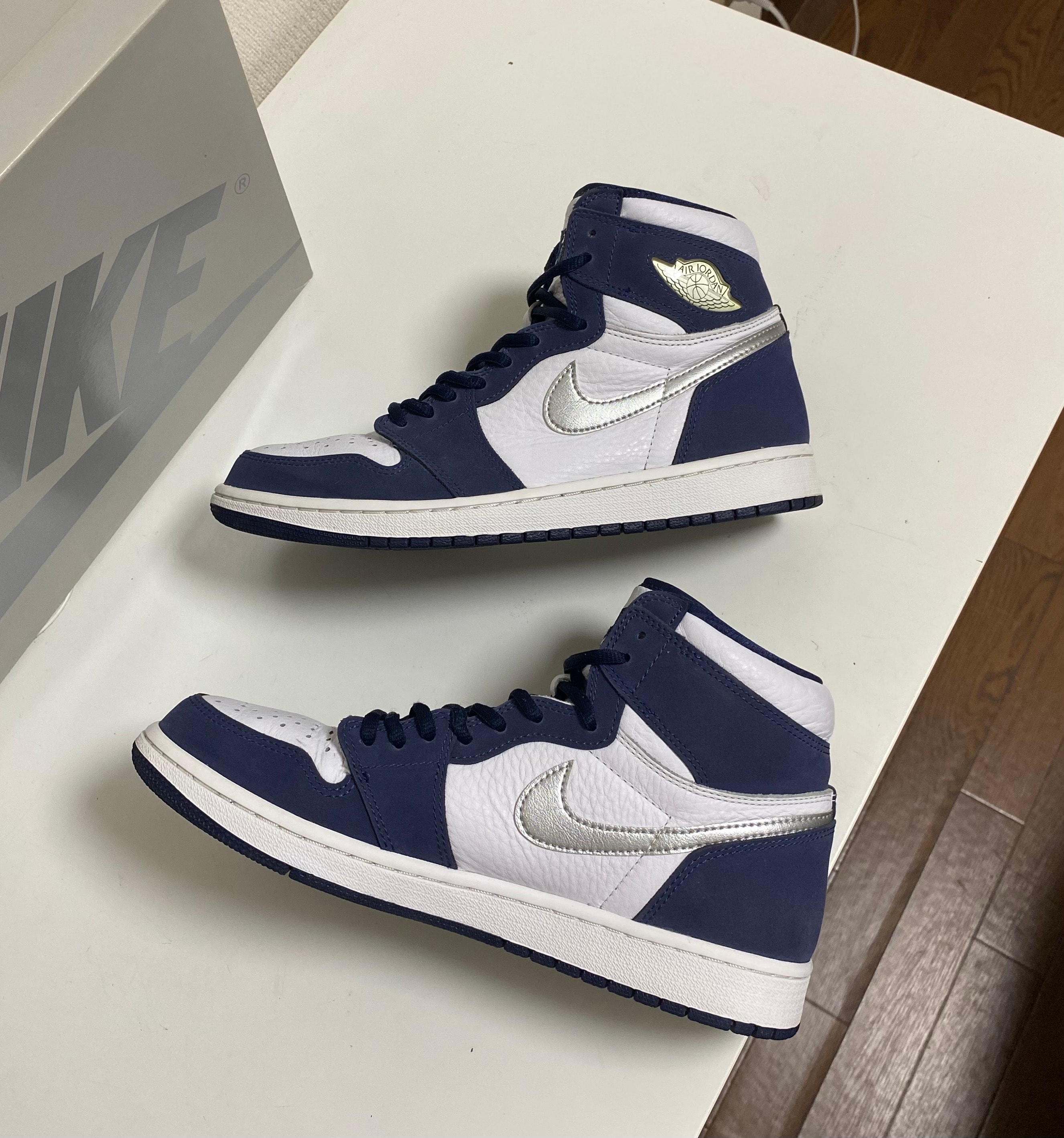 Nike Air Jordan 1 High OG CO.JP "White/Midnight Navy" (2020)(ブリーフケースなし)