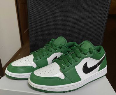 NIKE AIR JORDAN 1 LOW "PINE GREEN/WHITE"