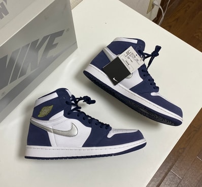 Nike Air Jordan 1 High OG CO.JP "White/Midnight Navy" (2020)(ブリーフケースなし)