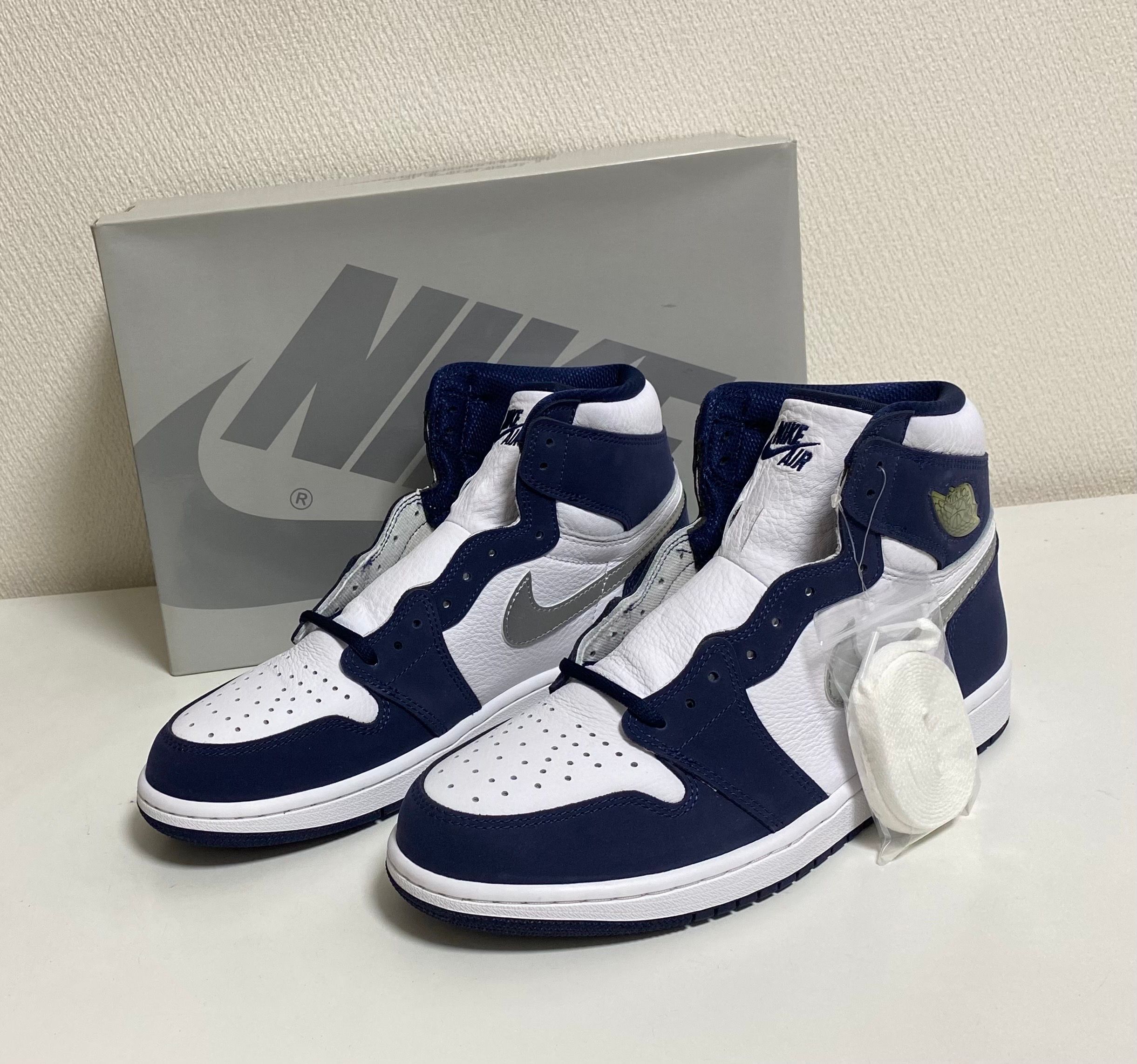 Nike Air Jordan 1 High OG CO.JP "White/Midnight Navy" (2020)(ブリーフケースなし)