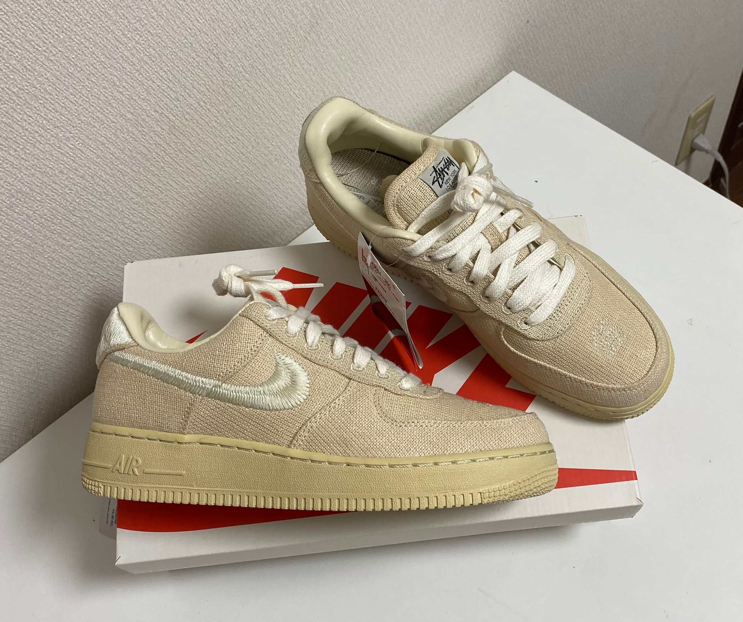 Stussy × Nike Air Force 1 Low "Fossil Stone"