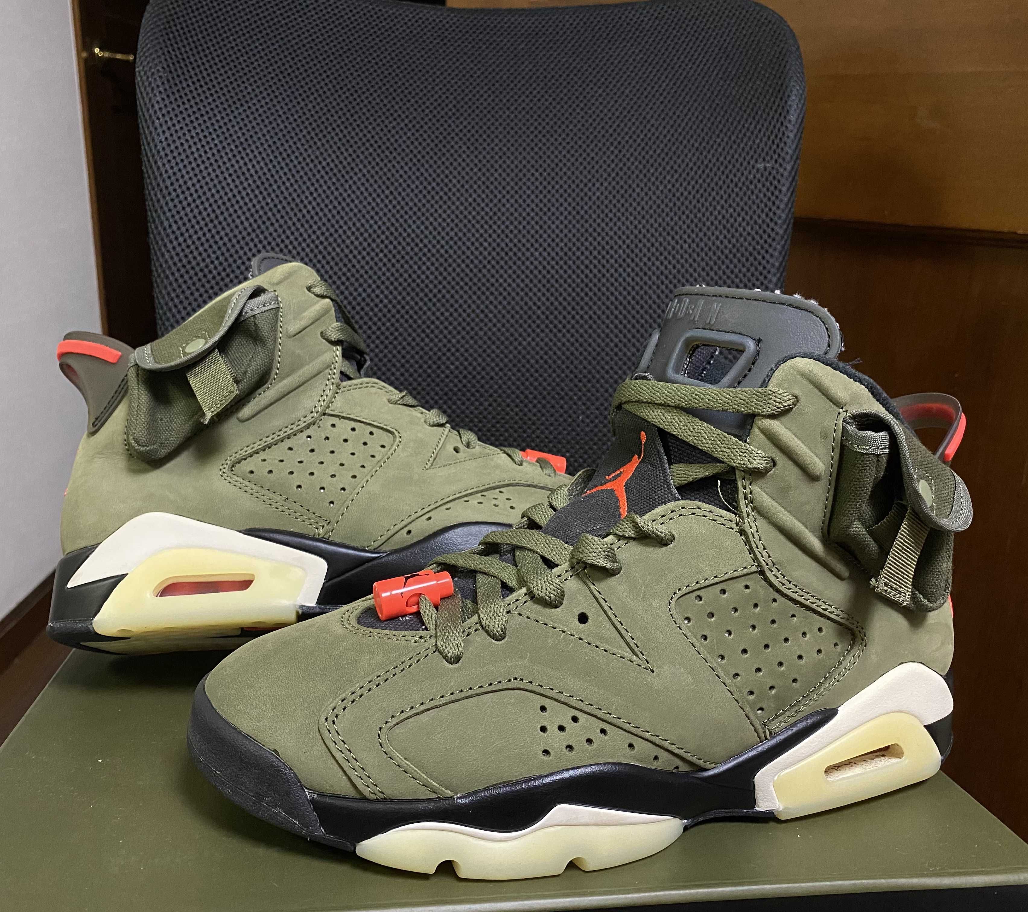 Travis Scott × Nike Air Jordan 6 Retro "Medium Olive"