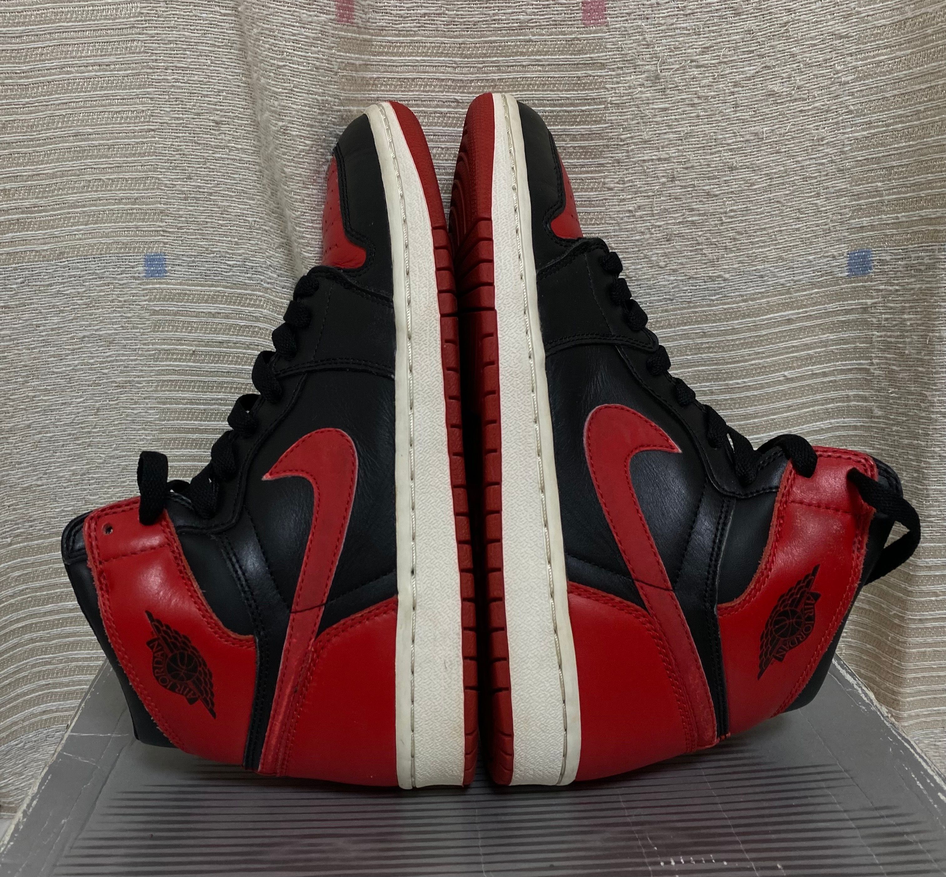 Nike Air Jordan 1 Retro High "Black Varsity Red/Bred"(2001)