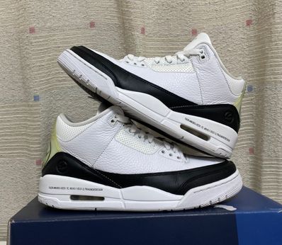 Fragment × Nike Air Jordan 3 "White/Black"