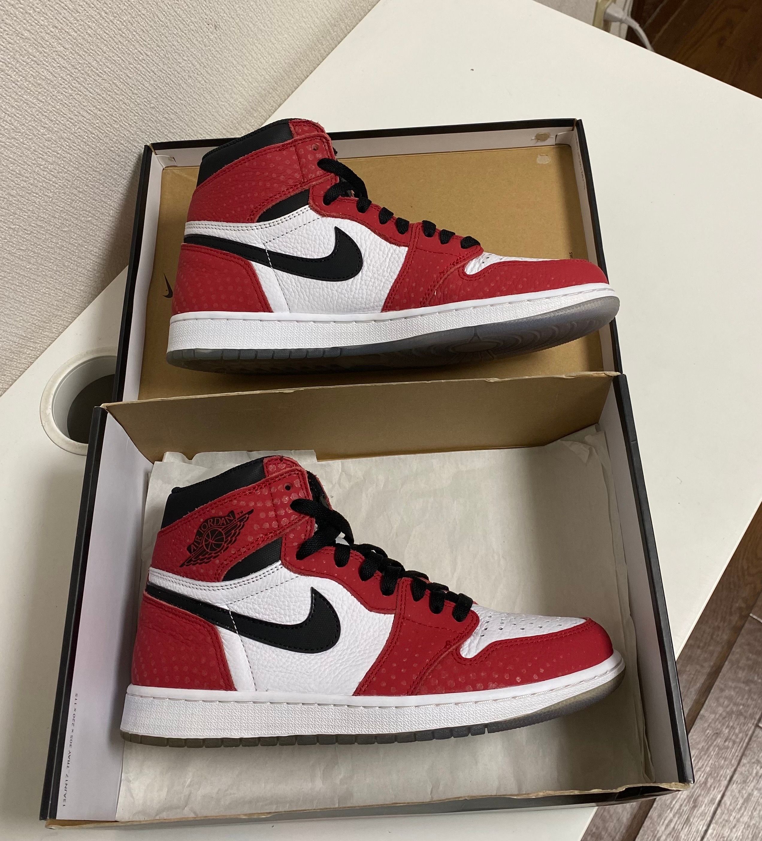 Spiderman × Nike Air Jordan 1 Origin Story "Gym Red/White/Photo Blue/Black"