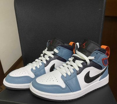 FACETASM × Nike Air Jordan 1 Mid "White/Navy"