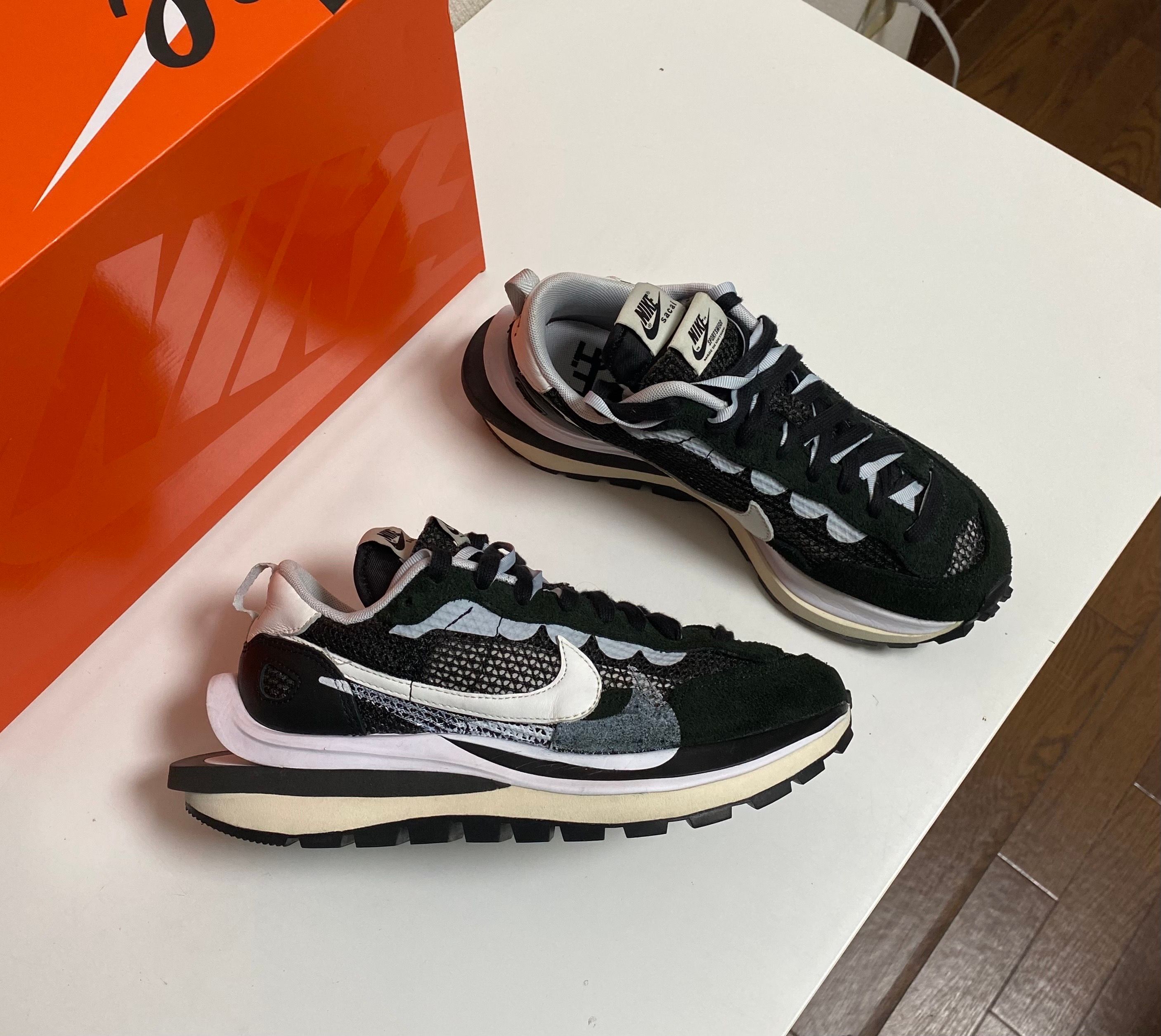 sacai × Nike Vapor Waffle "Black and White"