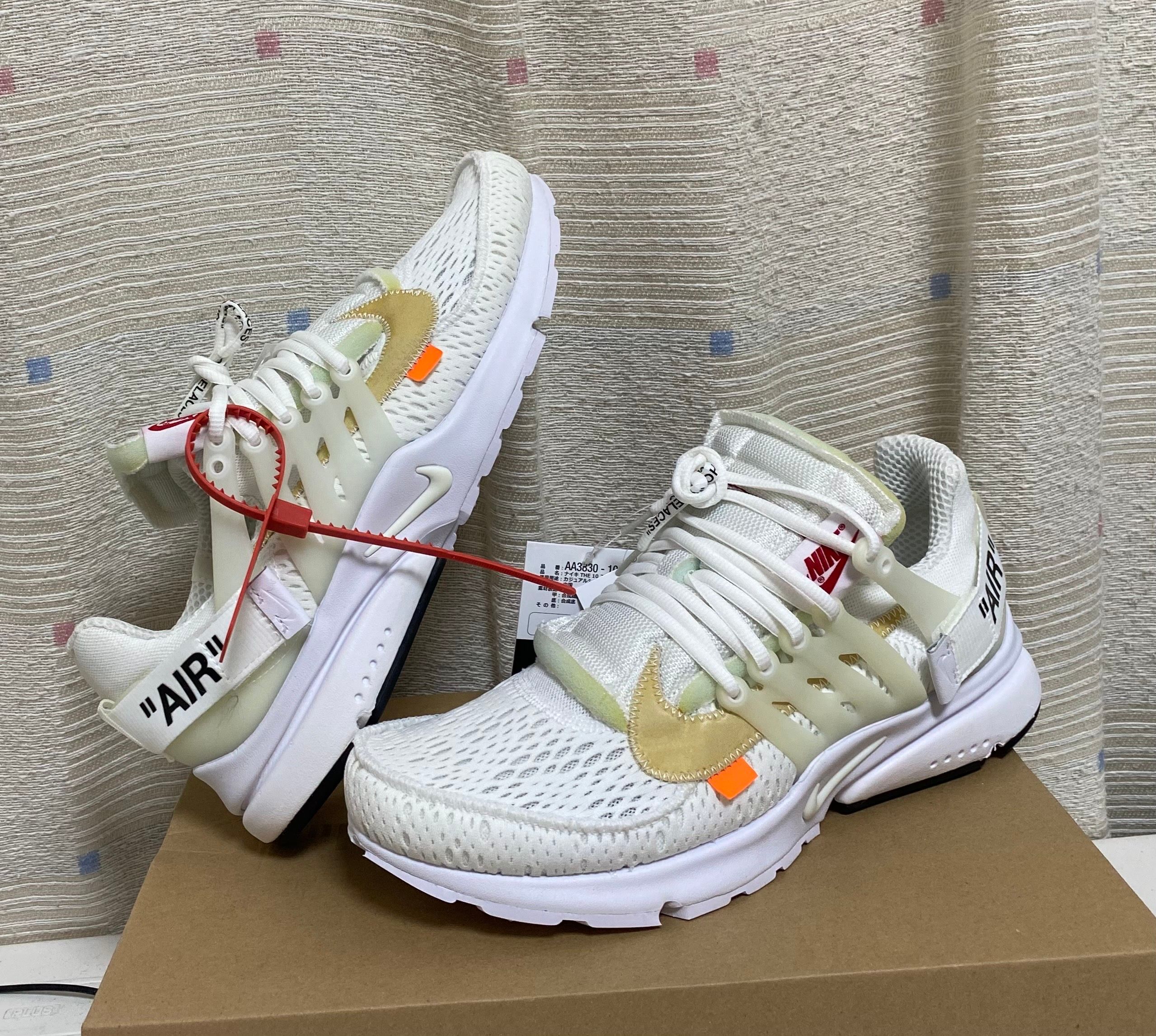 Off-White × Nike Air Presto "White/Black/Cone"