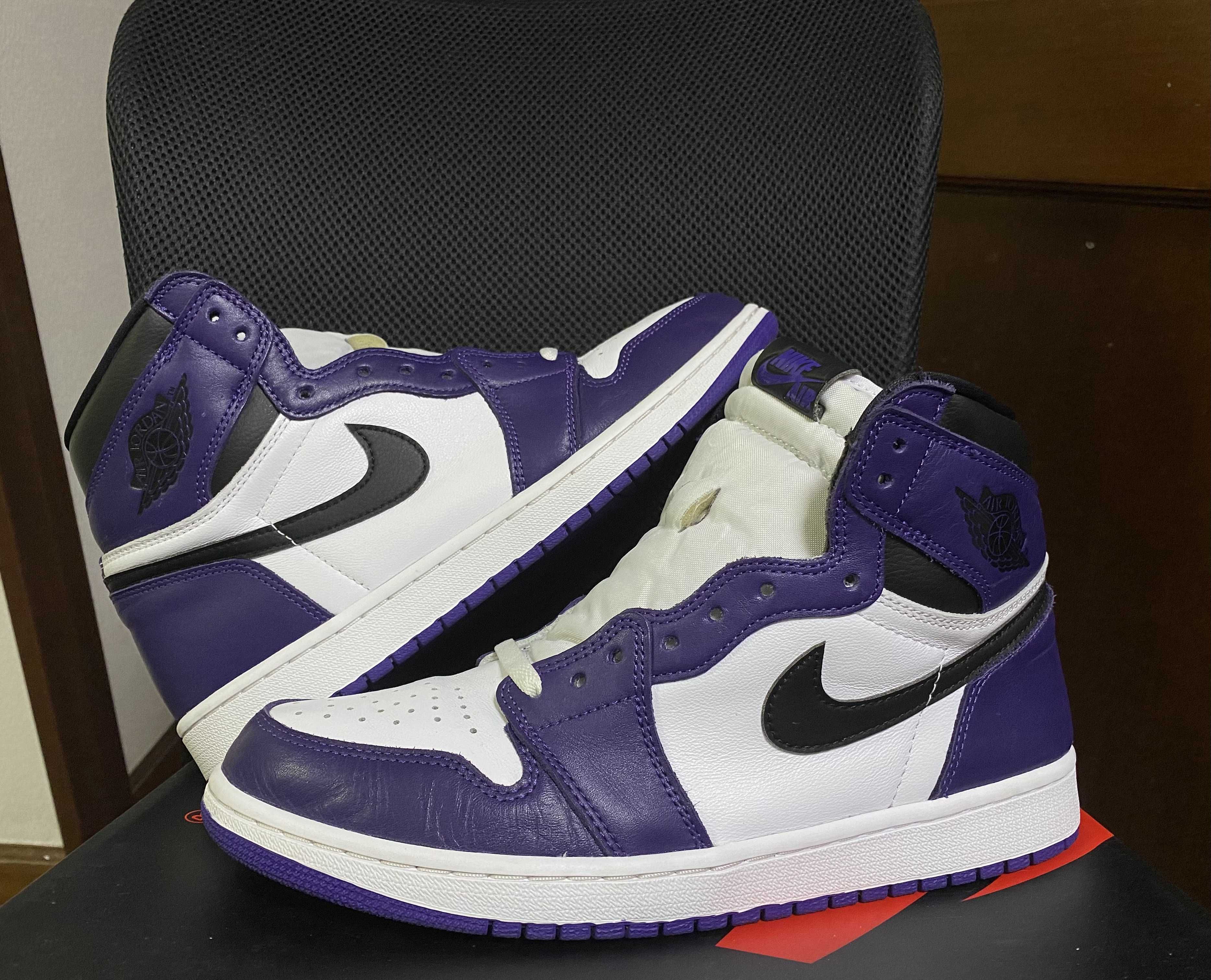 Nike Air Jordan 1 Retro High OG "Court Purple White/Black" (2020)