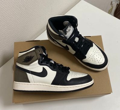 Nike GS Air Jordan 1 High OG "Sail/Dark Mocha/Black"