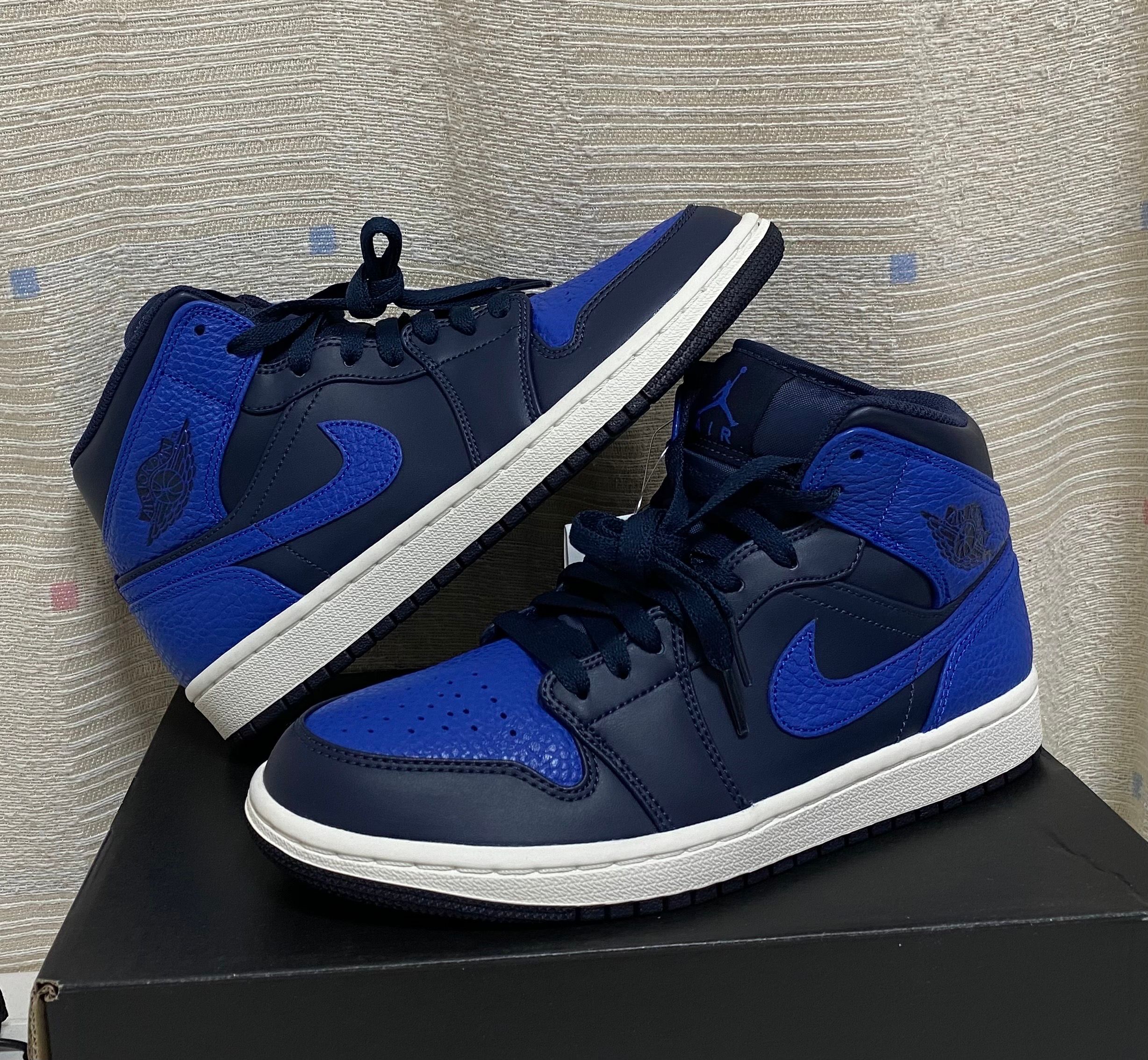 Nike Air Jordan 1 Mid "Obsidian Game Royal"