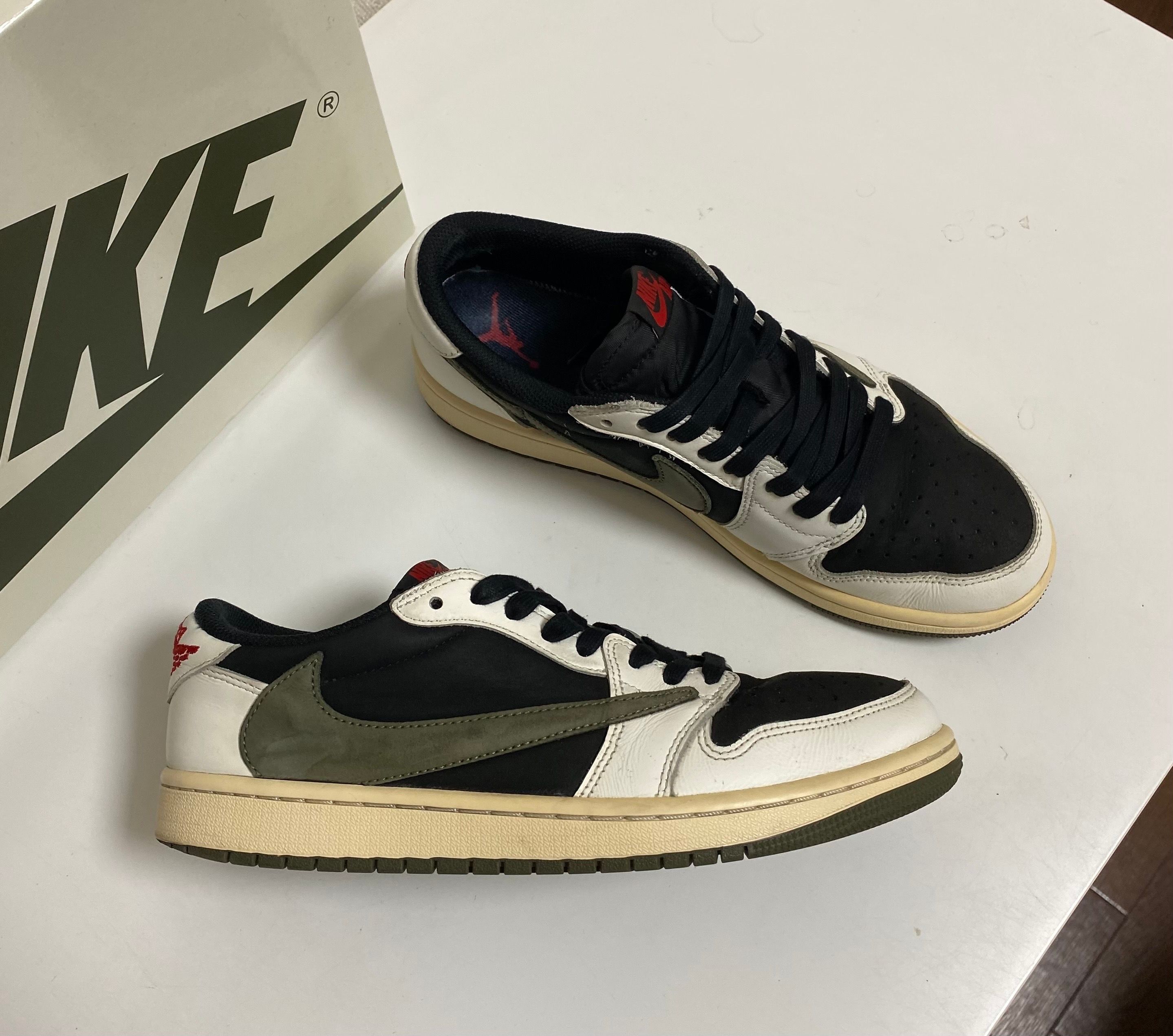 Travis Scott × Nike Women's Air Jordan 1 Low OG "Medium Olive"