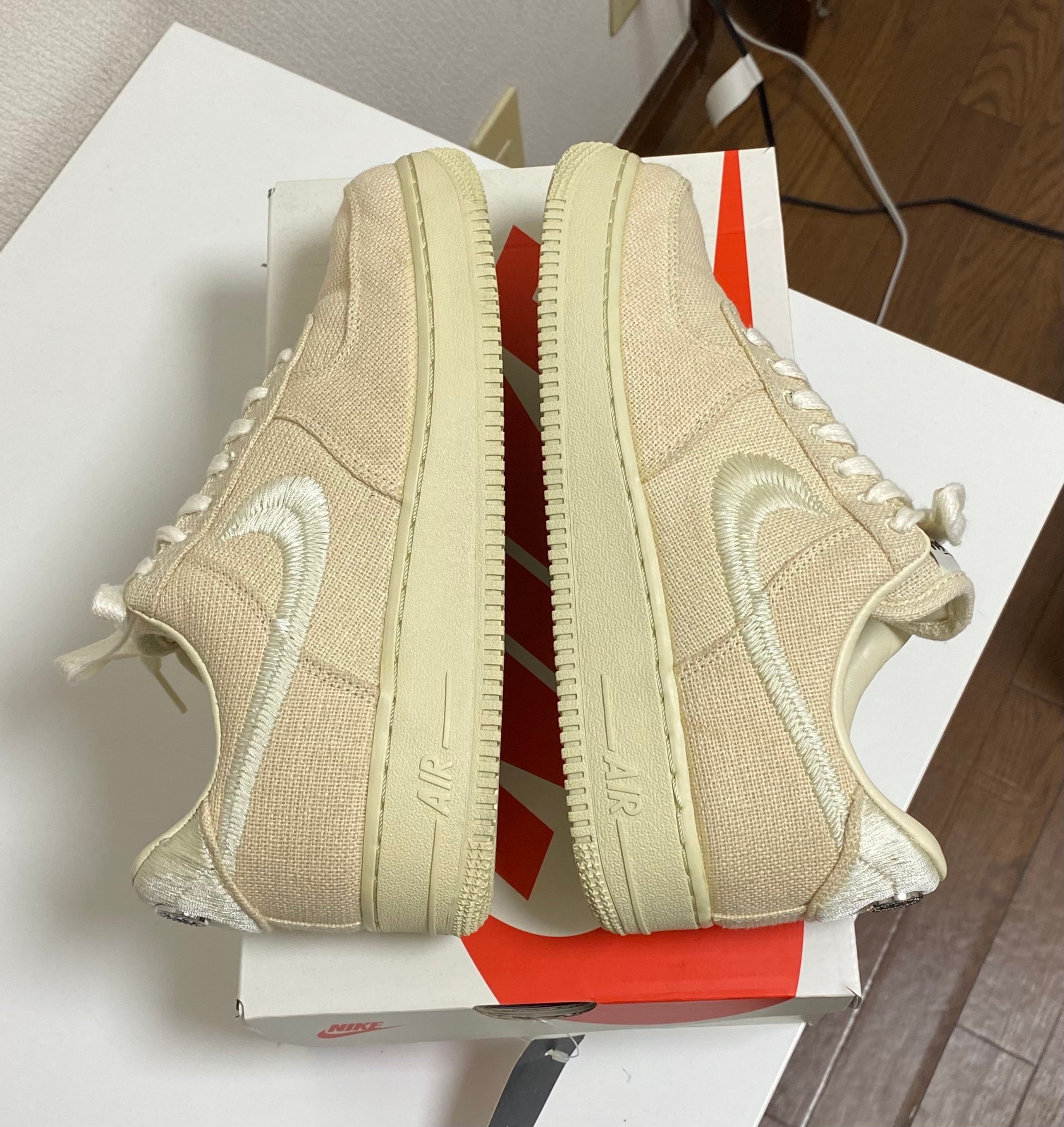 Stussy × Nike Air Force 1 Low "Fossil Stone"